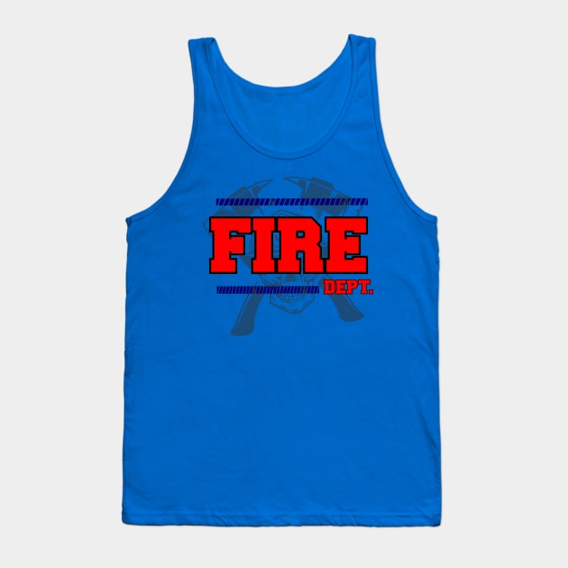 T-SHIRT FOR FIREFIGHTER Tank Top by VICTFIRE